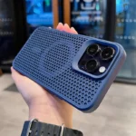 قاب آیفون سیلیکونی مگ سیف دار طرح توری Mac Pro Mesh